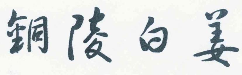 铜陵市地理标志农产品商标品牌【铜陵白姜】
